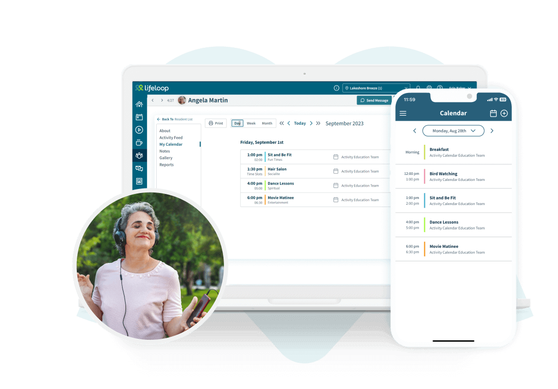 Simplified calendar management for senior living LifeLoop